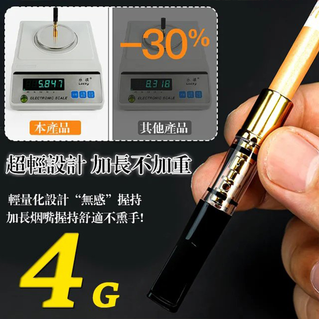 煙嘴過濾器 香煙過濾嘴 男士循環型可清洗粗中細三用吸煙濾嘴