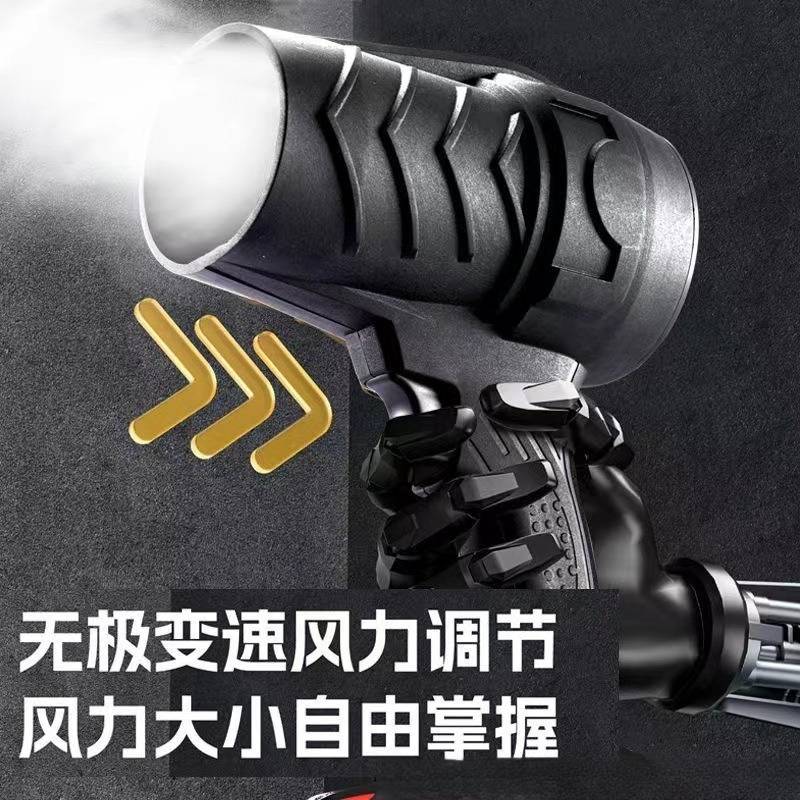 德國暴力渦輪風扇高功率鋰電暴風鼓風吹風機工業小型清 灰塵槍