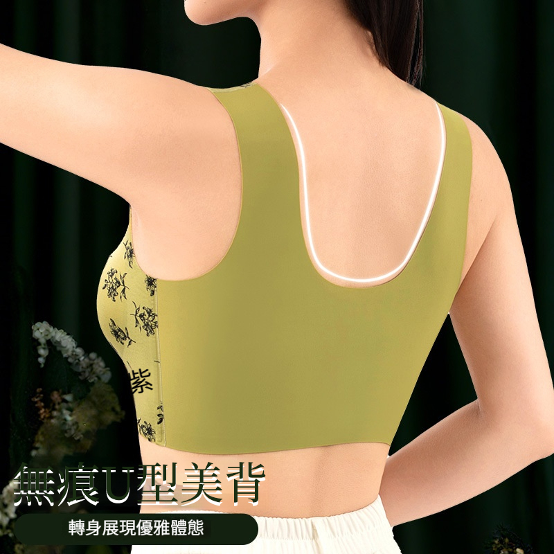  【日本新品熱銷—前開扣舒適內衣】專為中老年媽媽設計、秋冬福利價！限時限量！無鋼圈前扣設計，舒適聚攏，純棉親膚，抗菌透氣❤️